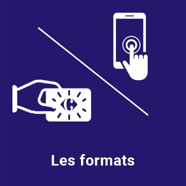 Les formats de Cartes Cadeaux
