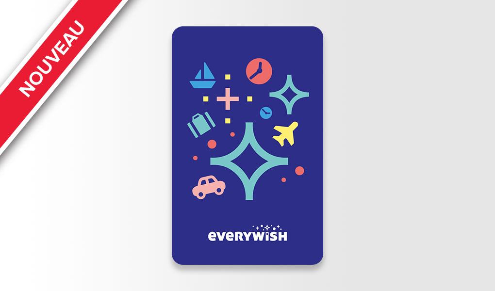 Découvrez la carte cadeaux Everywish
