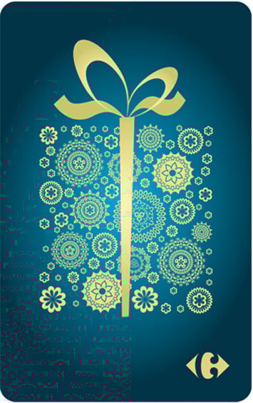 CARTE CADEAUX GÉNÉRIQUE BLEUE