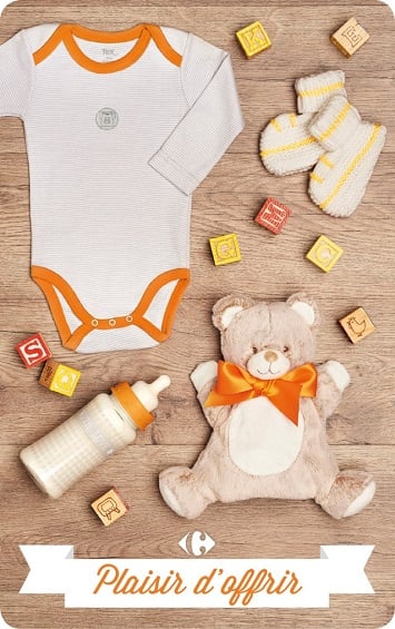 CARTE CADEAUX NAISSANCE