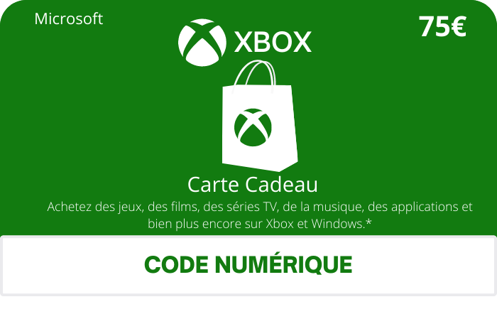 e-Cartes Microsoft XBOX