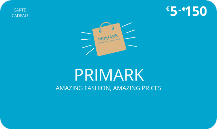 Cartes Primark