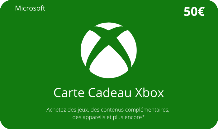 Cartes Microsoft Xbox