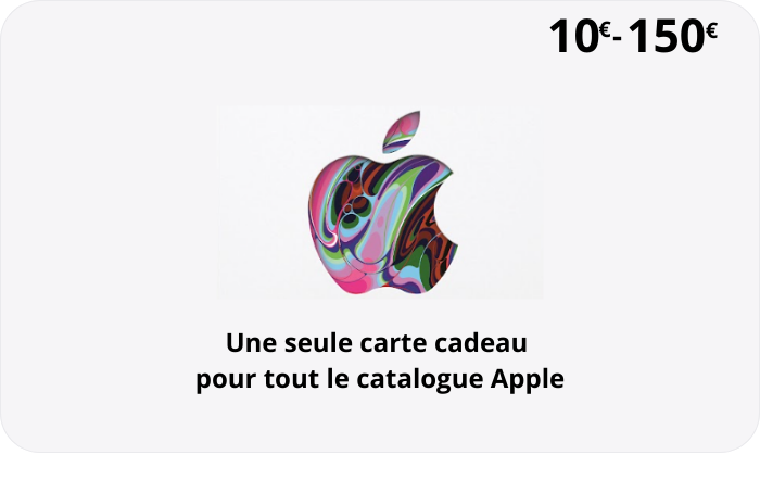 Carte Cadeau de 25 à 250 €